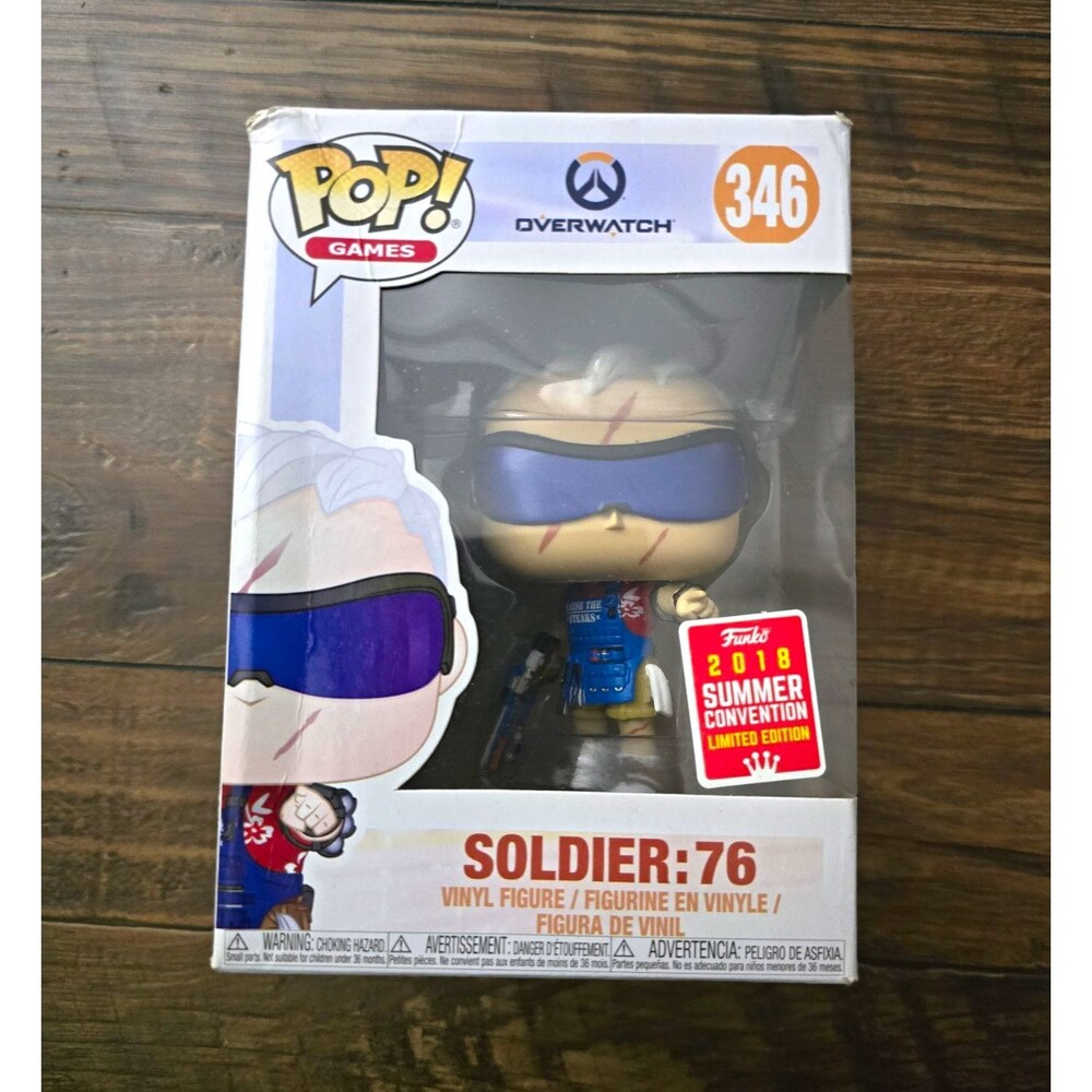 Funko Pop! Games Overwatch Soldier: 76 #346 2018 DRM180503